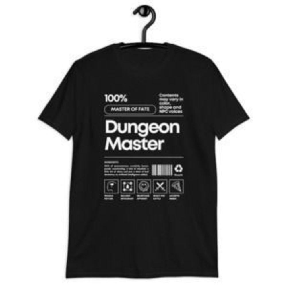 Dungeon Master Unisex T Shirt Dungeons And Dragons
